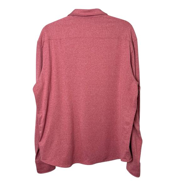 Untuckit Men's Long Sleeve Button Down Collared Performance Shirt Sz L - Picture 7 of 9